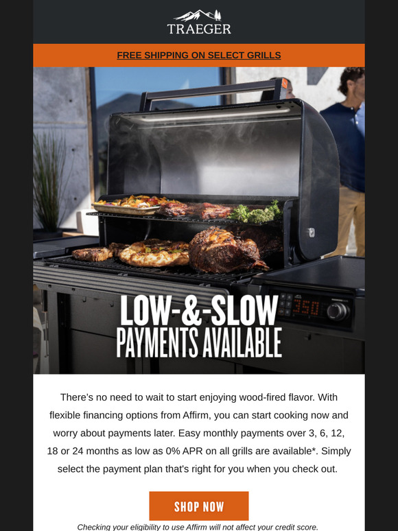 Low-&-Slow Payments Available