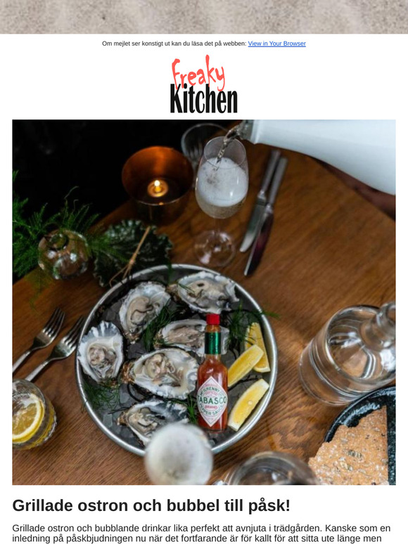 🦪 Grillade ostron och cocktails? Ja tack! 🍸