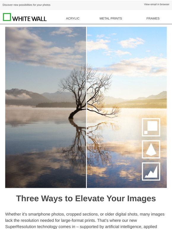 NEW: Sharper images, more detail, higher resolution
