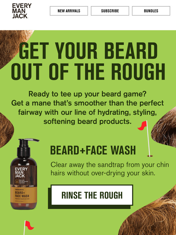 Tee up your beard game ⛳️🏌️‍♂️