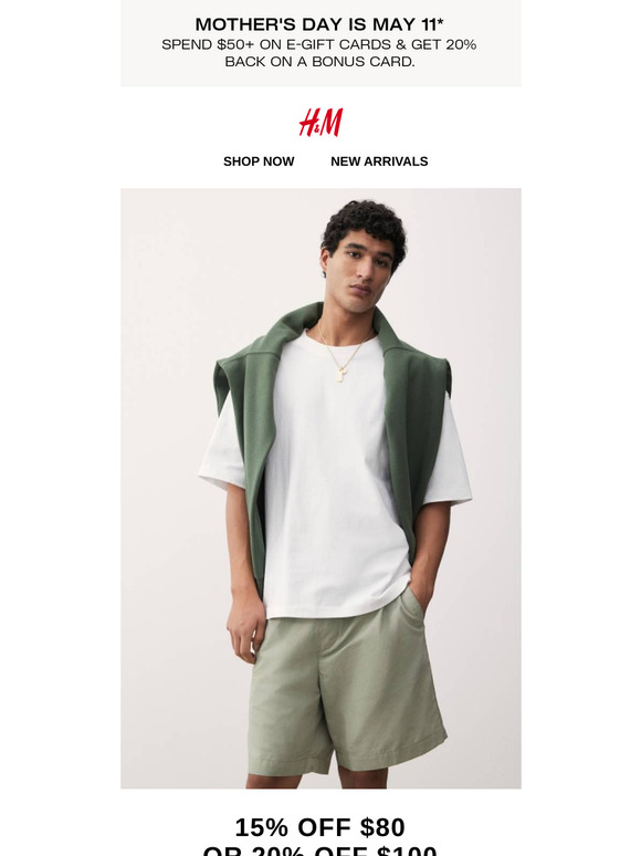15% or 20% off today & tomorrow