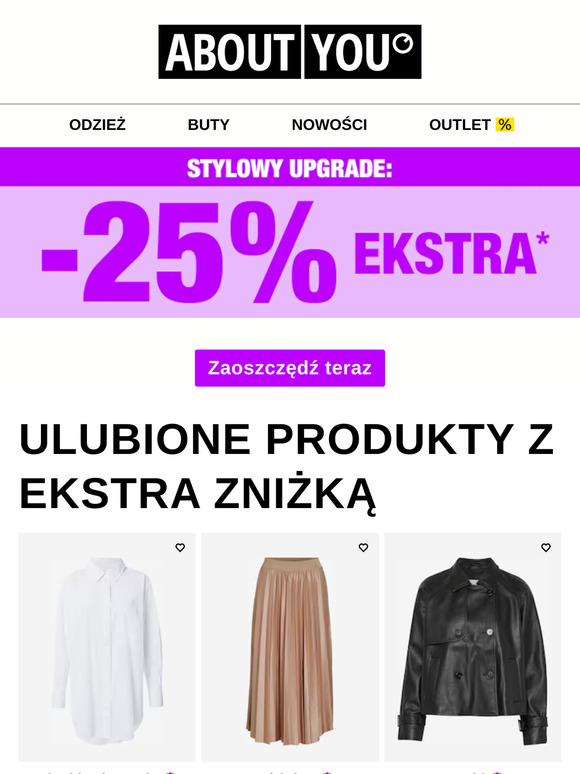 Nie przegap: -25% EKSTRA zniżki