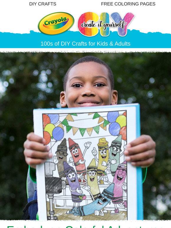Crayola Dive Into New Crayola Coloring Pages Milled