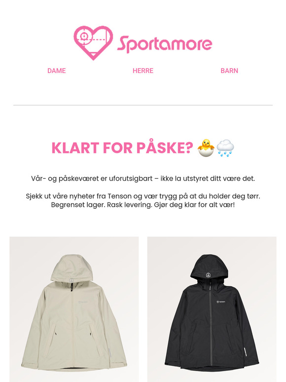 🐣 🌧️ Værmelding: uforutsigbar. Outfiten din? Klar for hva som helst!