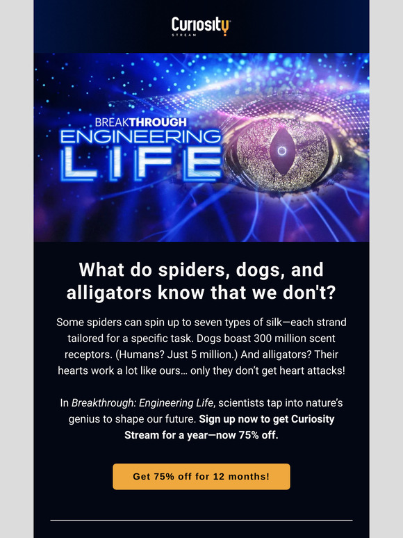 🕷️🐕🐊 Nature's bluprints. Our future.
