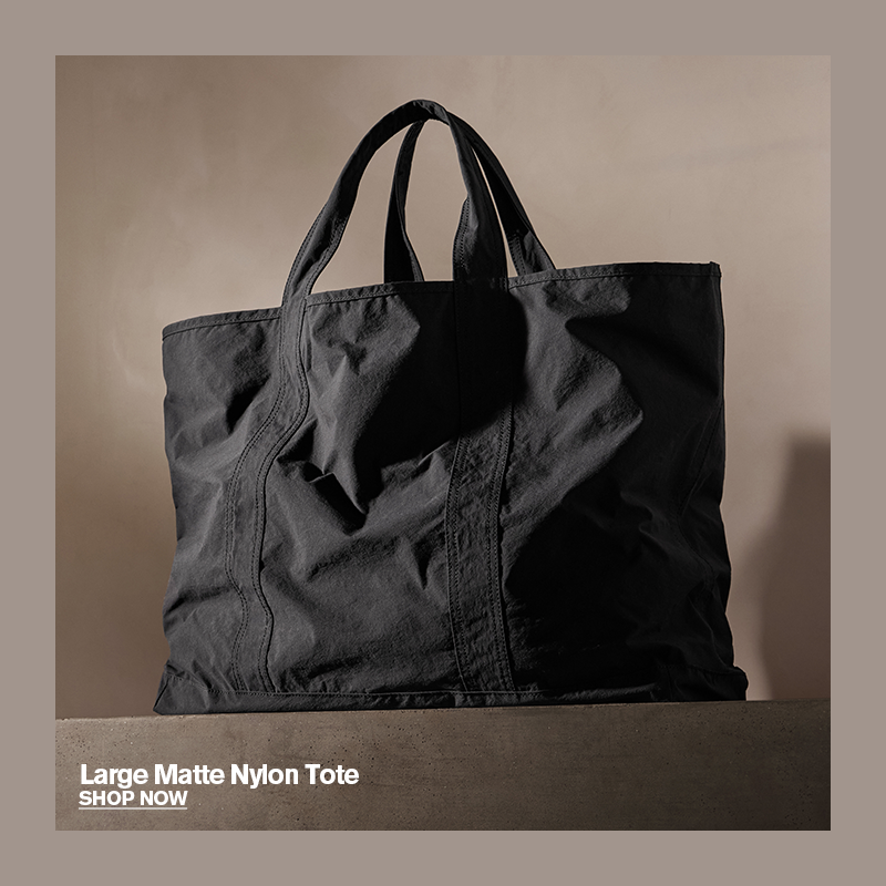 Large Matte Nylon Tote