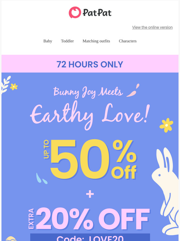 🐰🌍 Easter & Earth Day Sale: Up to 50% OFF + Extra 20% OFF!