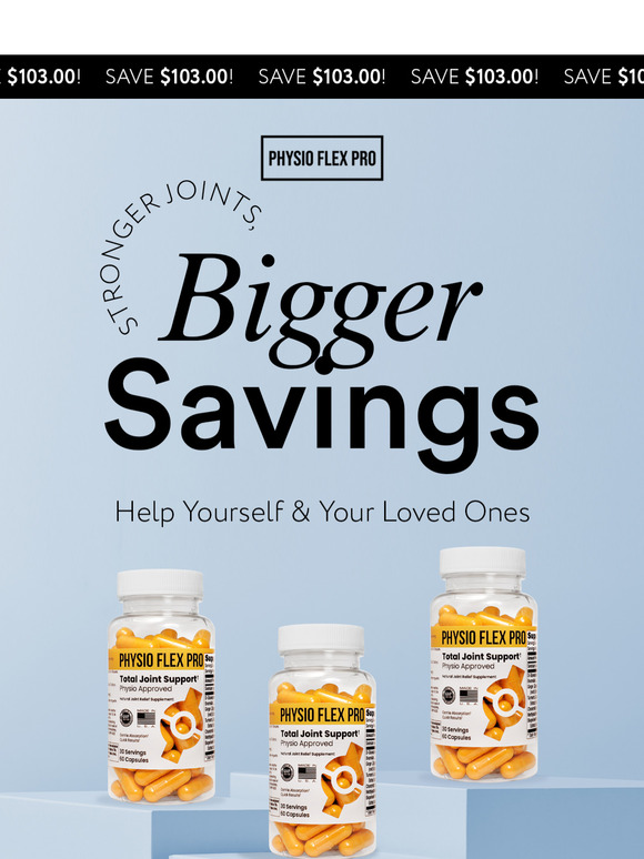 — —, bigger savings are here