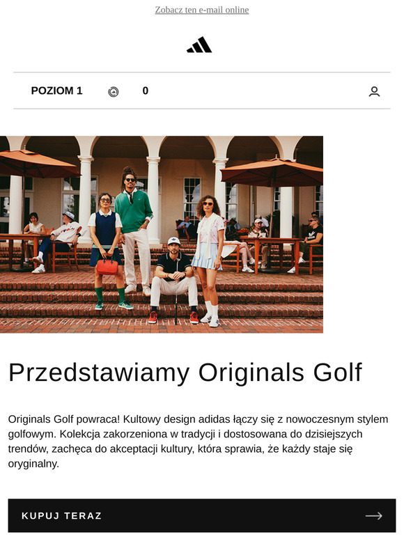 Na polu golfowym każdy jest oryginalny.