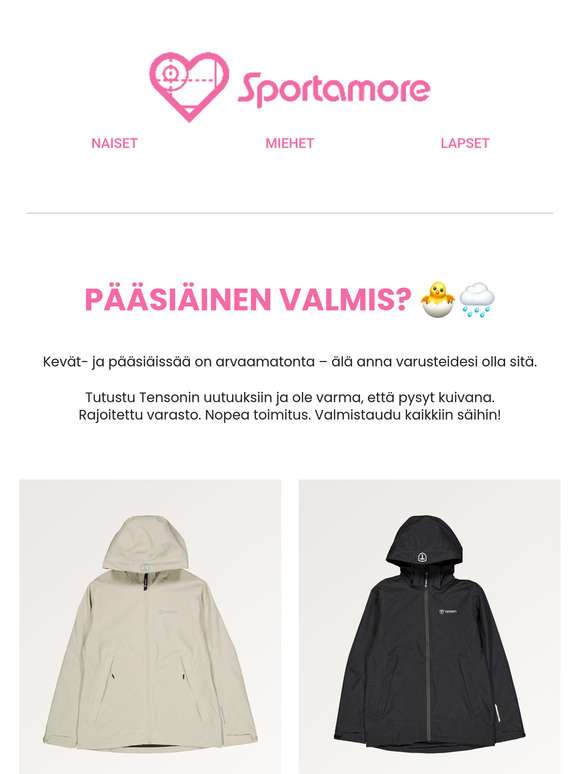 🐣 🌧️ Sääennuste: arvaamaton. Asusi? Valmis kaikkeen!
