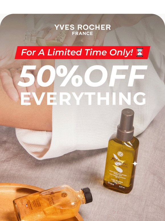 50% Sitewide