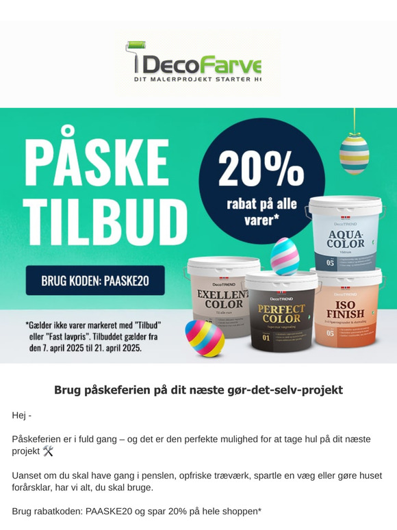 Påskeferien? Perfekt tidspunkt til dit næste projekt 🖌️