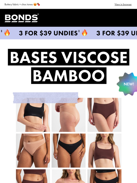 *Newness added* 💬 BASES VISCOSE BAMBOO.