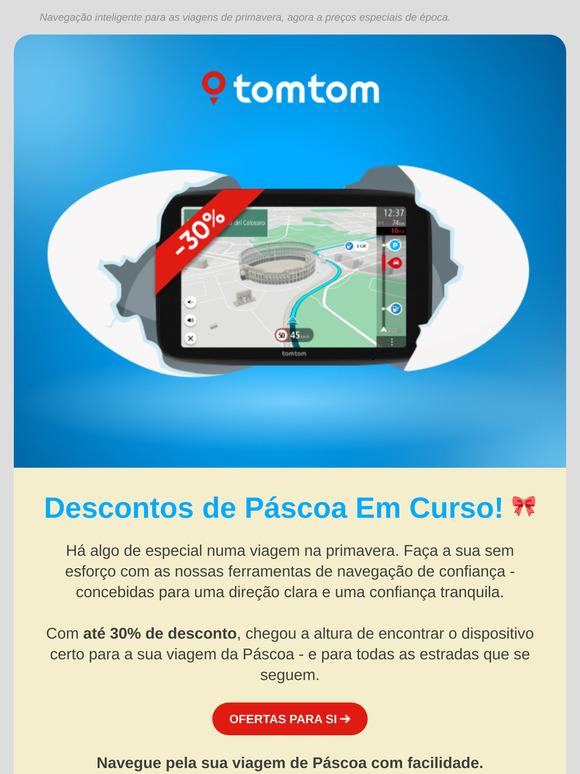 30% de Desconto nas Viagens de Páscoa