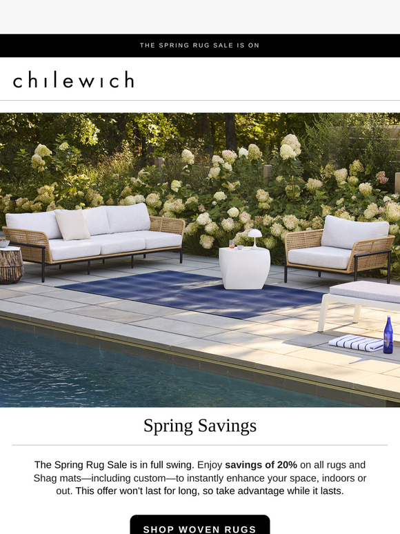 In Full Swing: The Spring Rug Sale