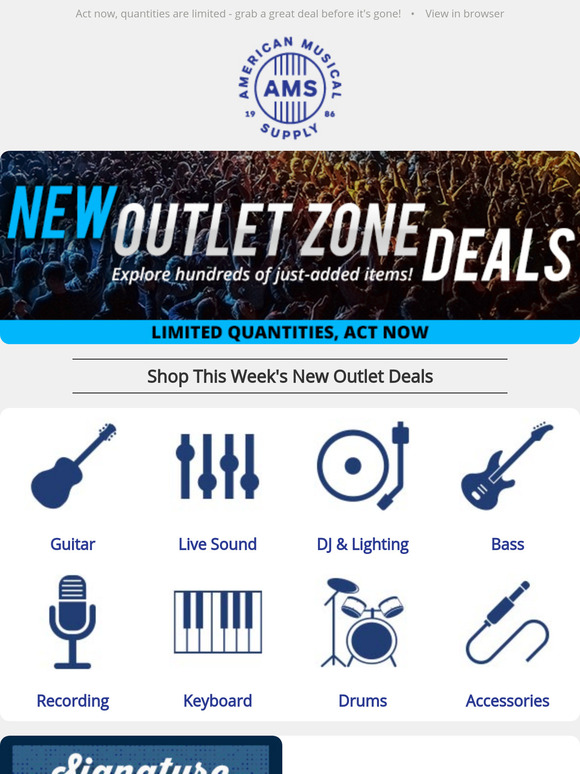 Used Gear Deals: This Week's Outlet Zone New Arrivals are Here