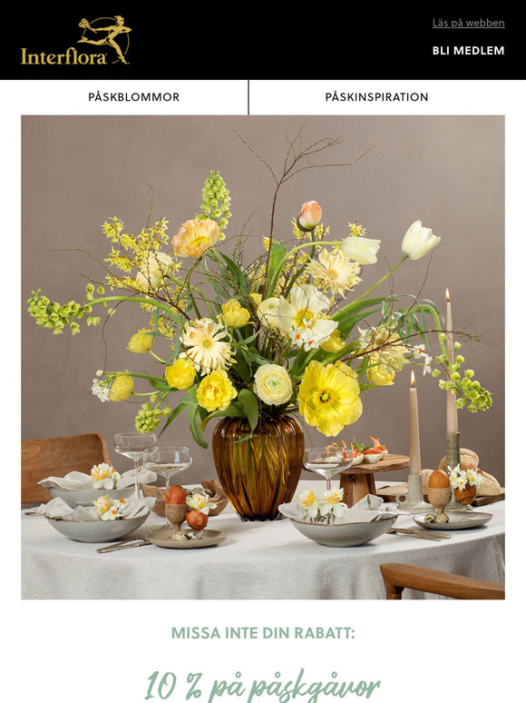 Sista chansen: 10% på påskblommor 🌼
