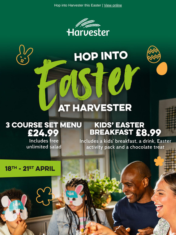 Easter Special: 3-Course Set Menu £24.99 🤤
