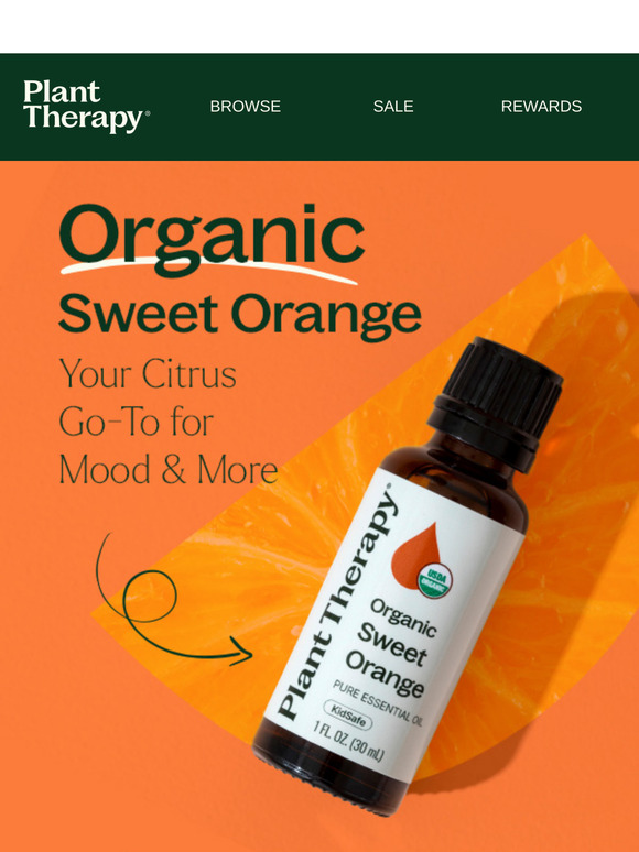 Uplifting & Pure: Organic Sweet Orange 🍊