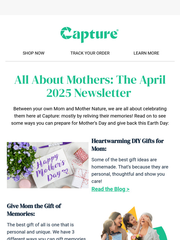 All About Mothers: The April Newsletter