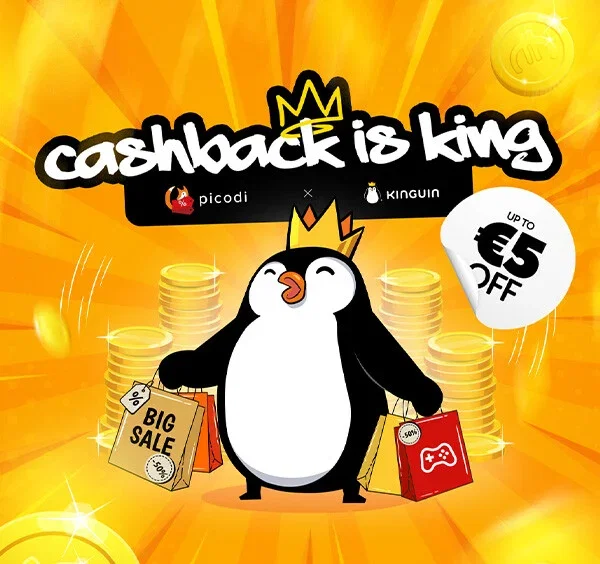 Kinguin x Picodi - get up to 5% cashback