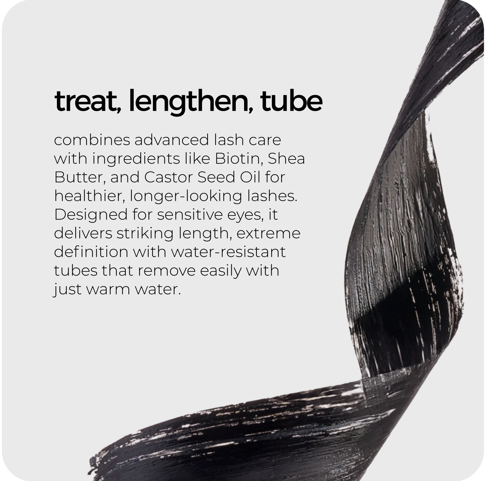 lash extension tubing mascara