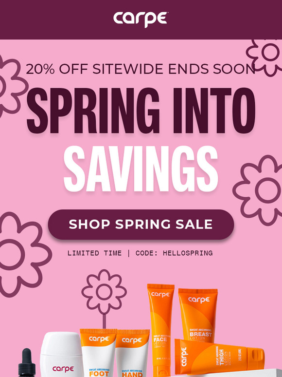 20% off EVERYTHING ends tonight!