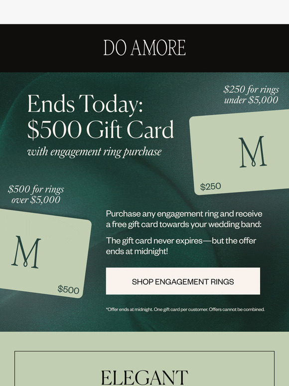 Ends Today: $500 Gift Card