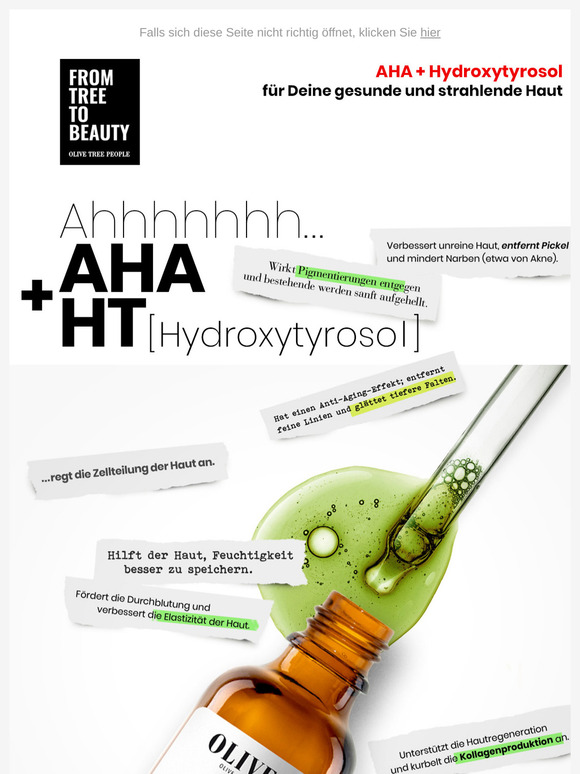 💡 Glow mit AHA + Hydroxytyrosol