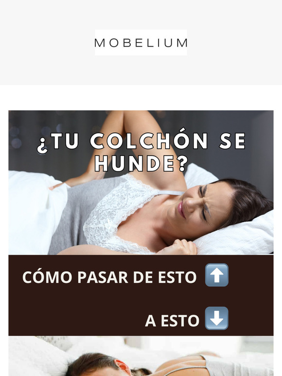 ¿Cansado de colchones con hundimientos?