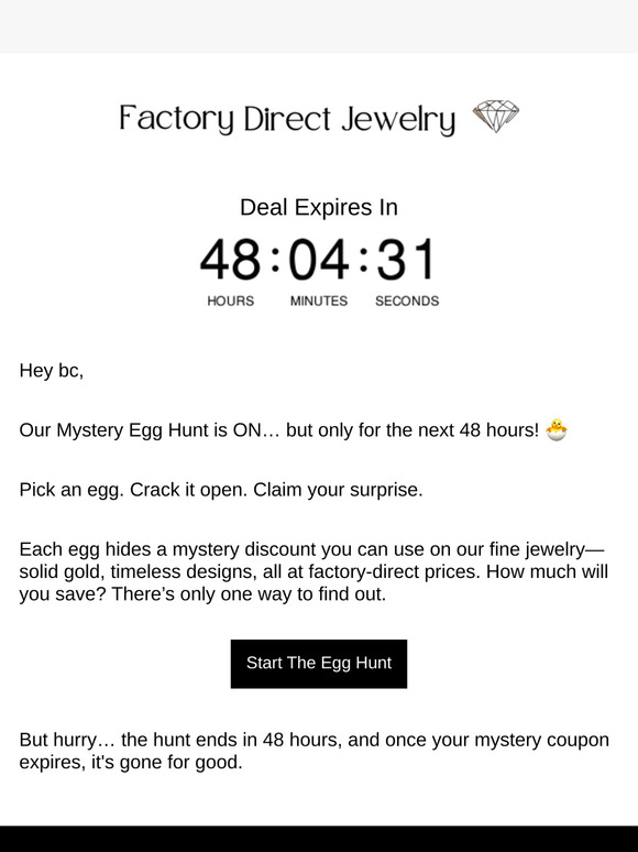 🥚 Crack an Egg, Reveal Your Discount