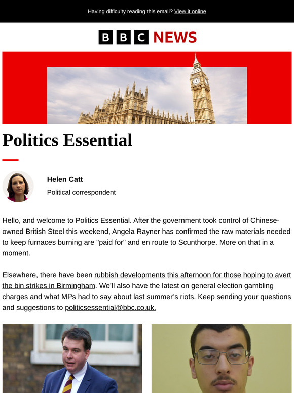 Politics Essential: Steel yourself