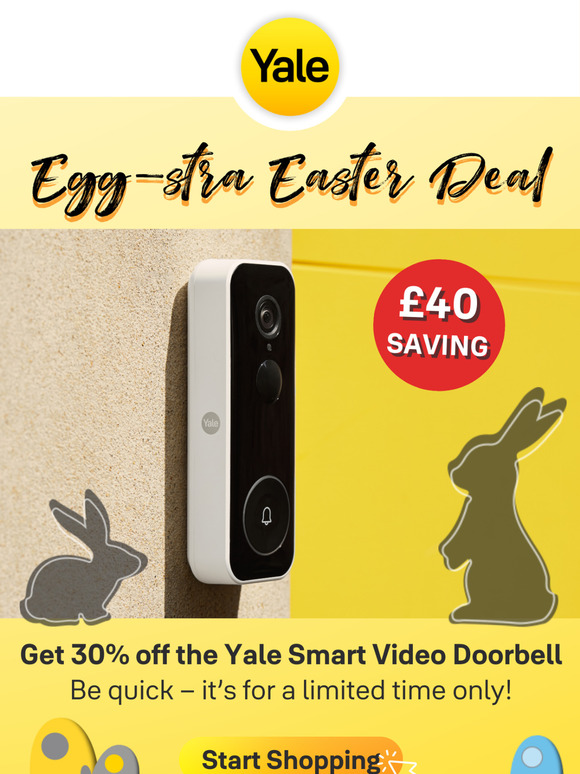 🐣 Easter Deal Drop: 30% Off The Smart Video Doorbell