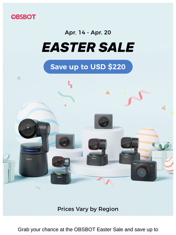 Hop into Exclusive Savings with OBSBOT Easter Sale!