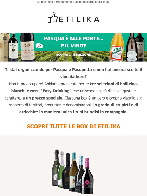 🐣🍾Festeggia Pasqua e Pasquetta con le nostre Box "Easy Drinking" in Offerta Speciale⚡