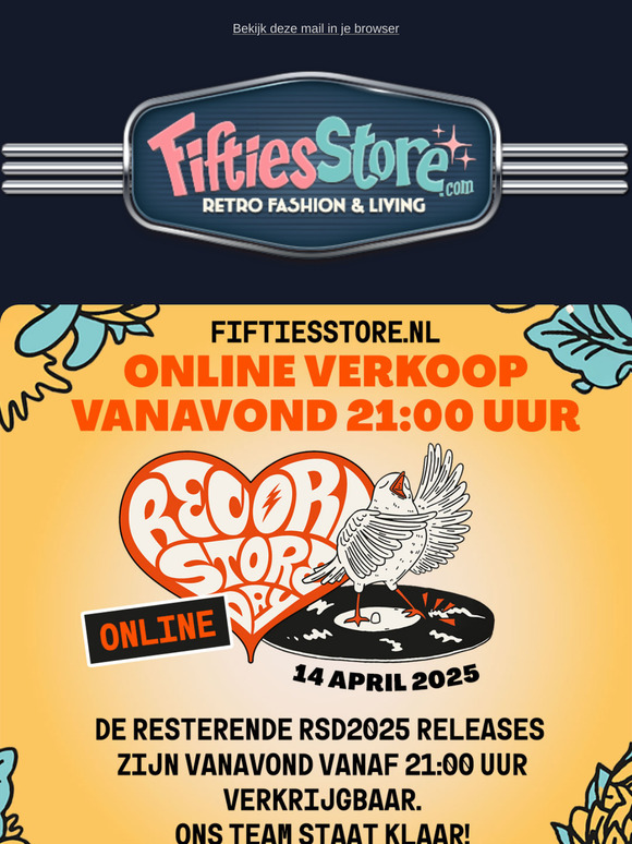🎉 Vanavond 21:00 uur RSD2025 Online!