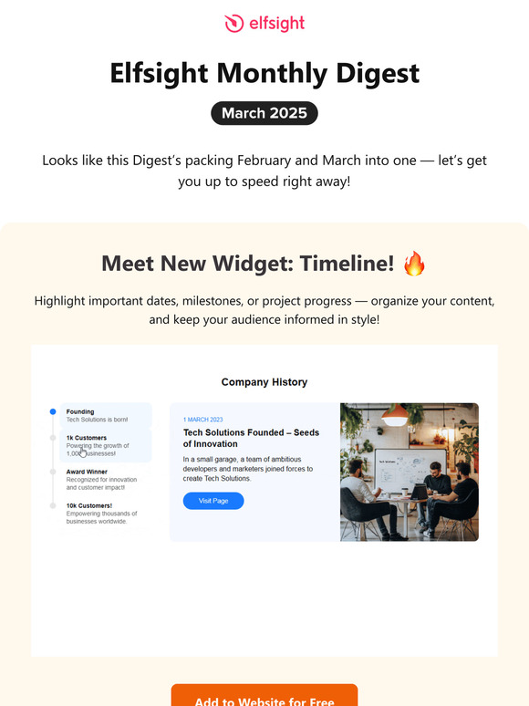 What's Up in Elfsight? March Digest ☘