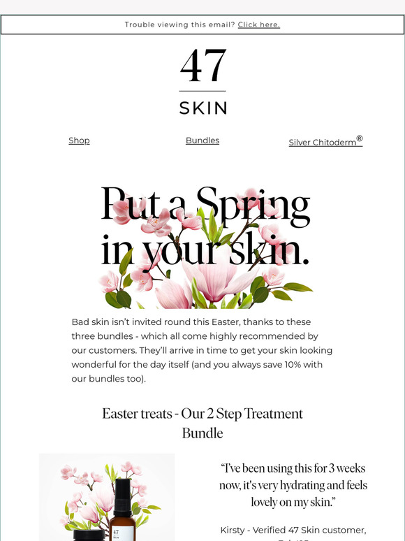Easter bundles to beat the breakouts 🌼