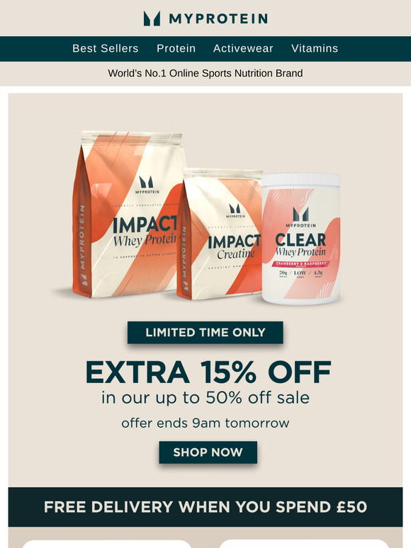 Offer Boost: Extra 15% off 🚨