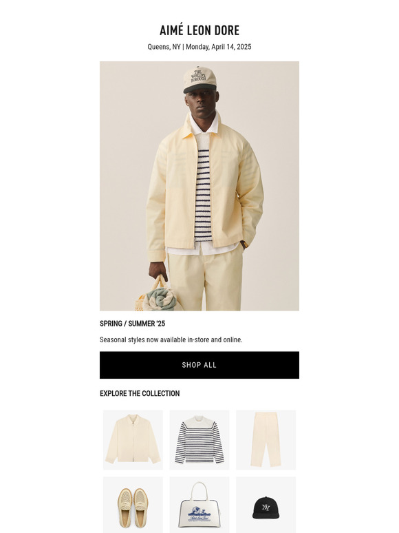 Aimé Leon Dore: SS25 LACE RESORT SHIRT | Milled