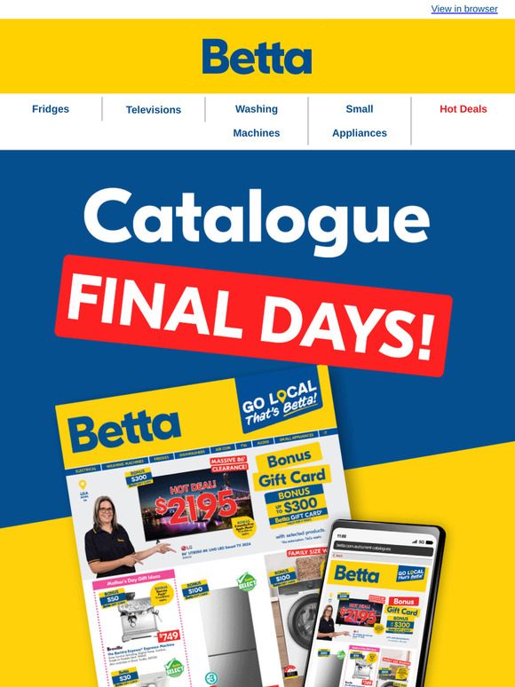 Catalogue Sale LAST DAYS!🚨 Score Gift Cards up to $300*
