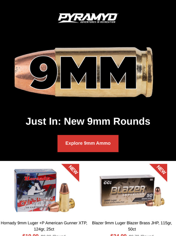 Ammo Refresh: New 9mm Selection!