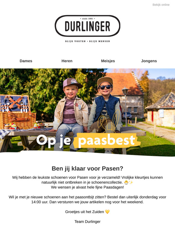 Op je paasbest!