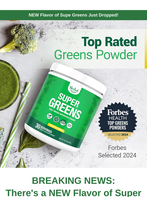 🍍Try The New Pineapple Mango Super Greens! 🍍