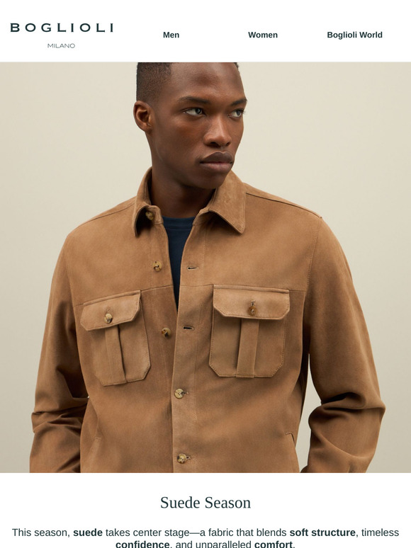 Suede Season: Soft. Timeless. Unmistakably Elegant.