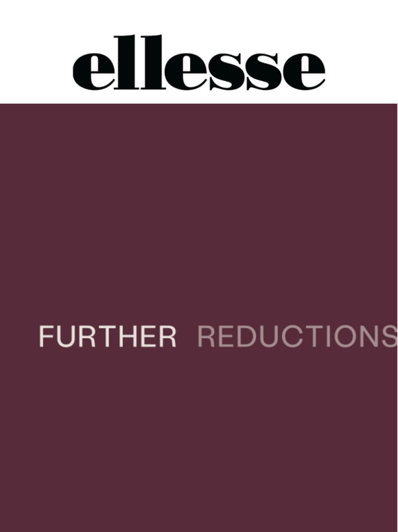 Further Reductions | Up to 60% Off