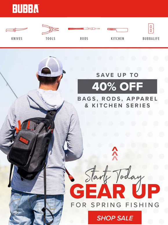 Spring Savings are Here: Up to 40% off Bags, Rods, & Apparel