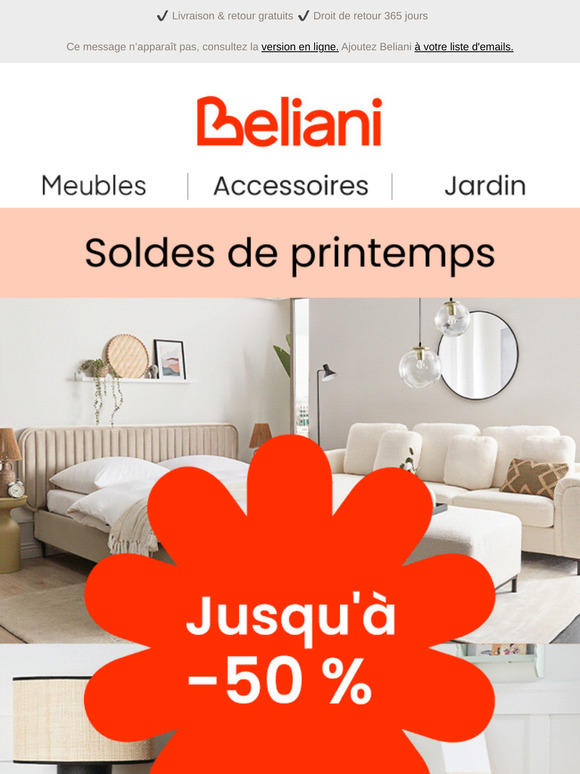 📢 Profitez de jusqu'à -50 % sur tout le site