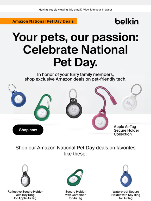 Deals end tonight | Shop National Pet Day deals on Amazon til midnight