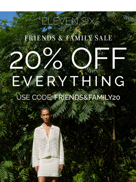 FINAL COUNTDOWN: 20% OFF ENDS TODAY